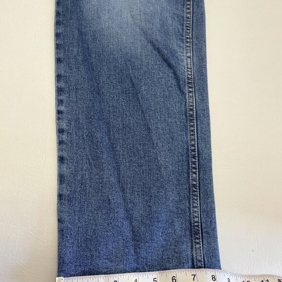 Wrangler Retro Jeans Men's 40x32 Blue Denim Slim Straight Medium Wash Stretch - Picture 12 of 15